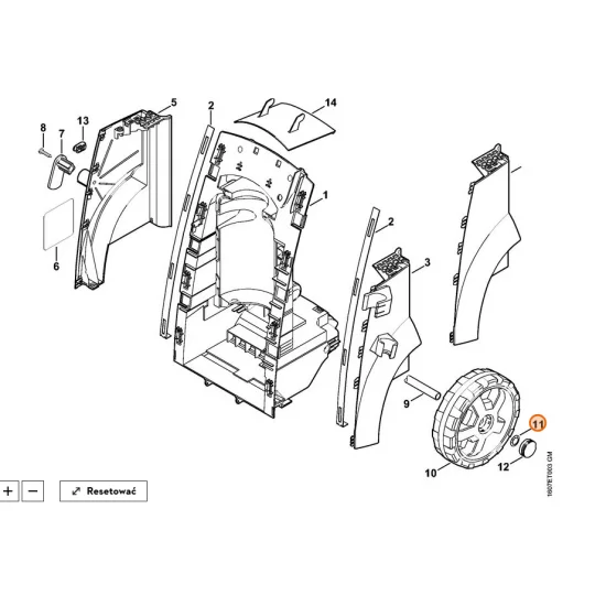 Stihl  Pierścień zaciskowy Ø 15 9991 003 1050